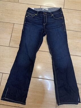 New Ariat Denim Perfect Rise Boot Women's Bootcut Jeans Blue Stretch 33R
